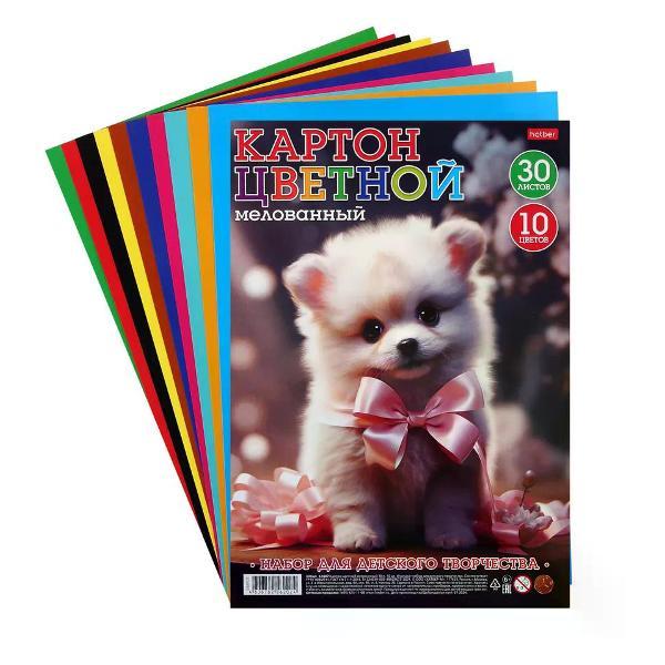 Цветная бумага Hatber Цветной картон