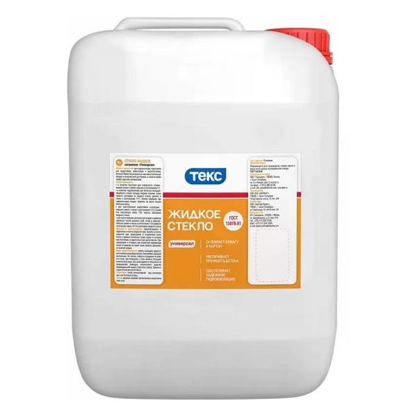 Жидкое стекло для авто Текс Жидкое стекло для бетона 15 кг
