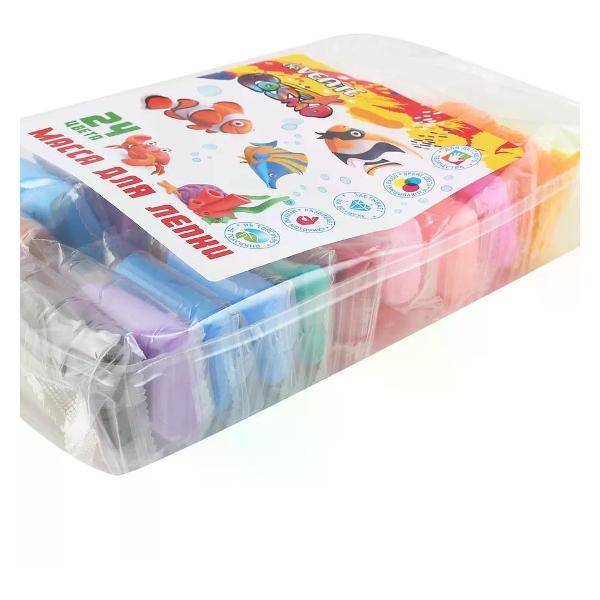 Пластилин No Name Пластилин легкий 24 цвета