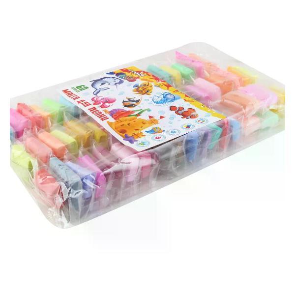 Пластилин No Name Пластилин легкий 60 цветов