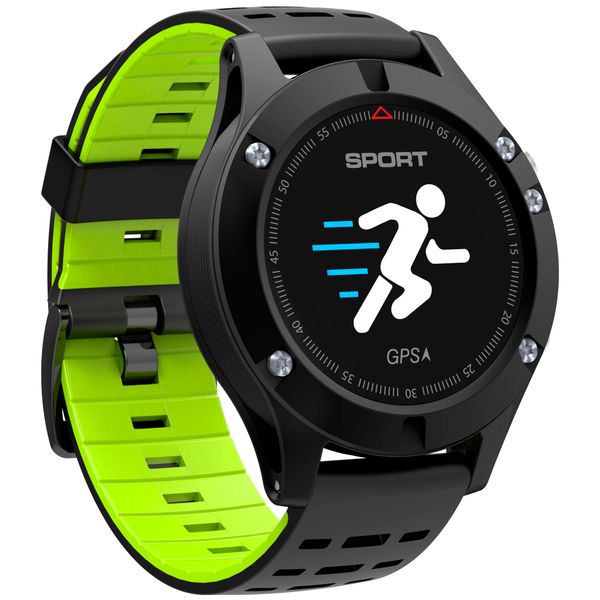 Смарт-часы No.1 F5 Black/Green (NO1F5GR)