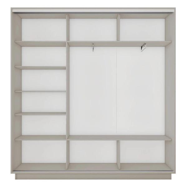 Шкаф-купе Е1 2,4 Экспресс 3-х дверный 240х220х45 с зеркалами Кашемир