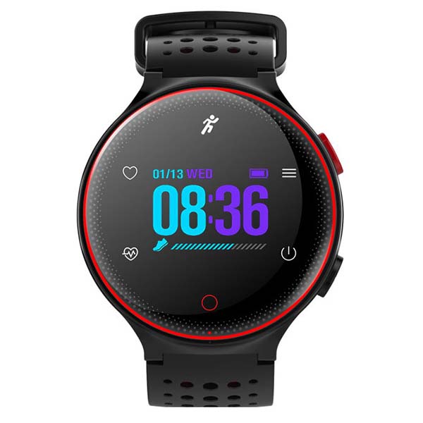 Смарт-часы Prolike PLSW1000 Red (с цветным дисплеем)