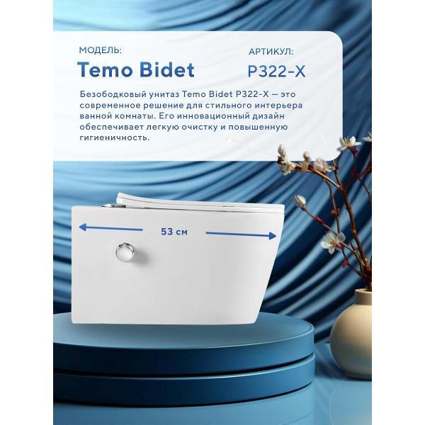 Система инсталляций и смыва Tece Temo Bidet