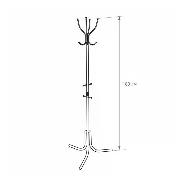 Вешалка напольная Nika Вешалка напольная ВК4 черная