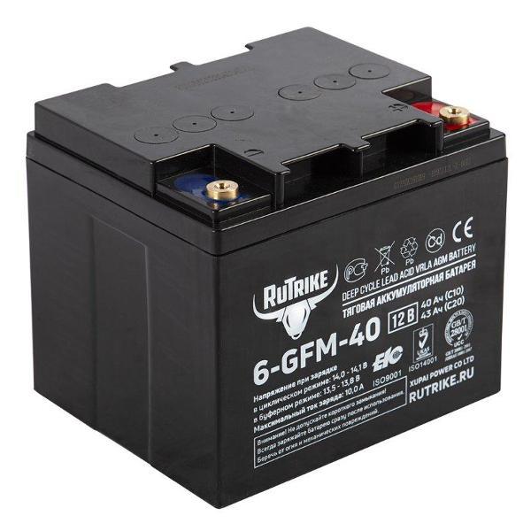 Аккумулятор для ИБП Rutrike Rutrike 6-GFM-40 (12V43A/H C20)