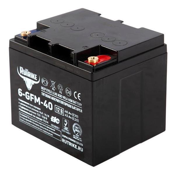 Аккумулятор для ИБП Rutrike Rutrike 6-GFM-40 (12V43A/H C20)