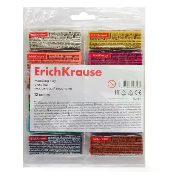 Пластилин Луч Пластилин мягкий 12 цветов