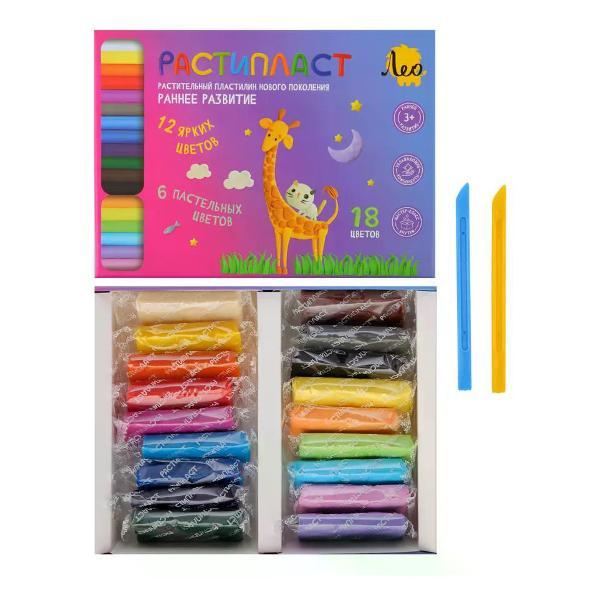 Пластилин Луч Пластилин 18 цветов