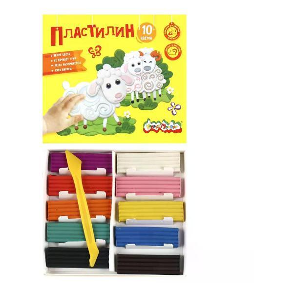 Пластилин Луч Пластилин 10 цветов