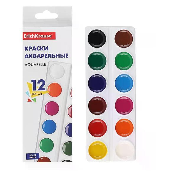 Краска штемпельная ERICH KRAUSE Краски для рисования 12 цветов