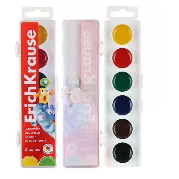 Краска штемпельная ERICH KRAUSE Краски для рисования 6 цветов