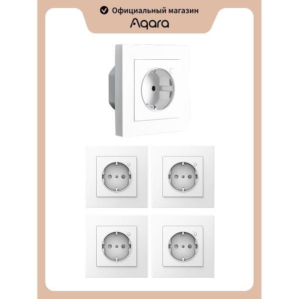 Комплект умных встраиваемых розеток Aqara H2 WP-P01D, 5 шт
