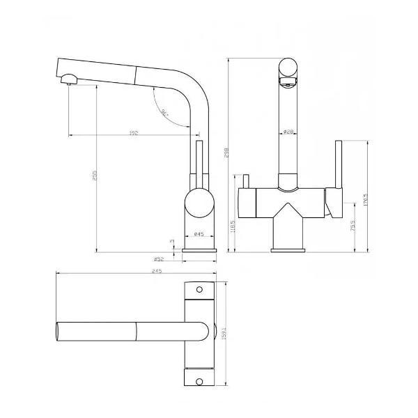 Смеситель Grocenberg Grocenberg GB4097NK