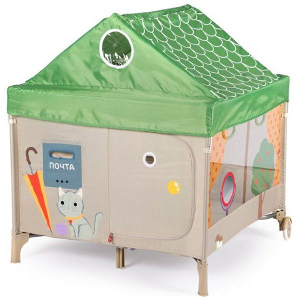 Манеж Happy Baby Alex Home (с лампой) фото