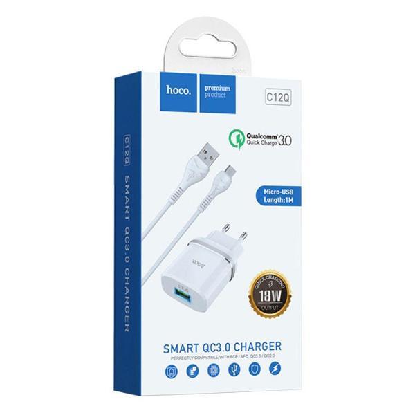 Зарядное устройство HOCO C12Q Smart