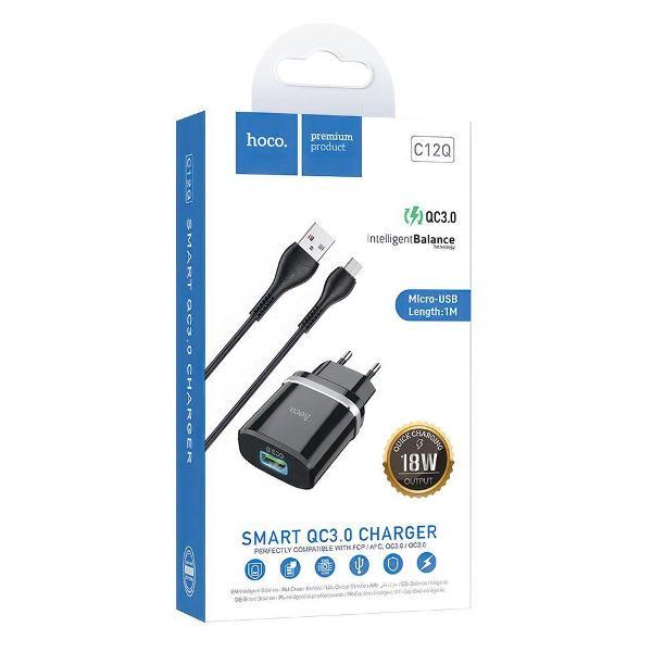 Зарядное устройство HOCO C12Q Smart
