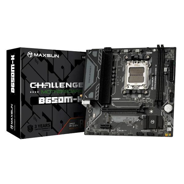 Материнская плата MAXSUN MS-Challenger B650M-K WIFI (AM5, mATX)