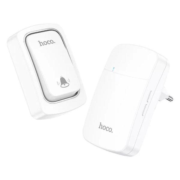 Дверной звонок hoco Hl26 Wireless Doorbell Set белый