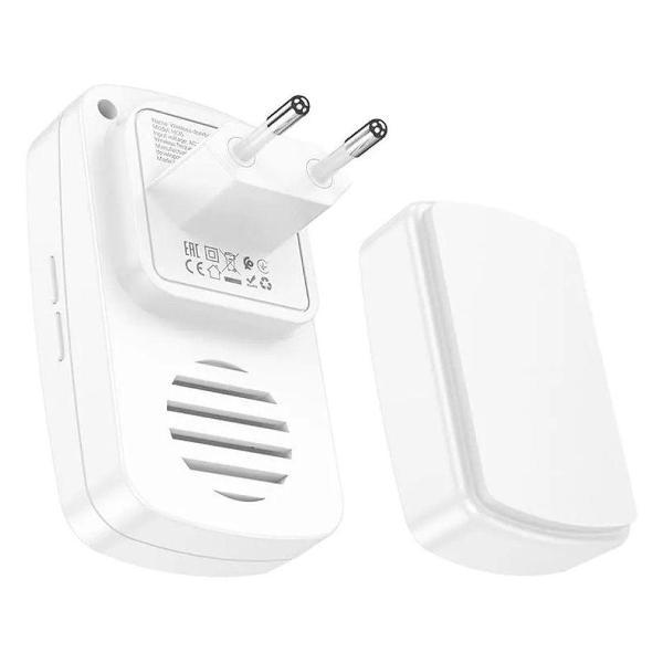 Дверной звонок hoco Hl26 Wireless Doorbell Set белый