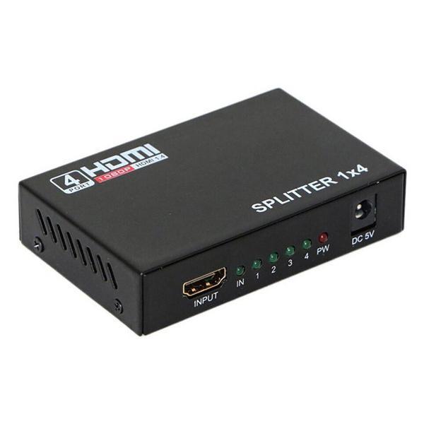 Сплиттер HDMI Orient Hdmi 1.4 splitter 1x4 hsp0104n