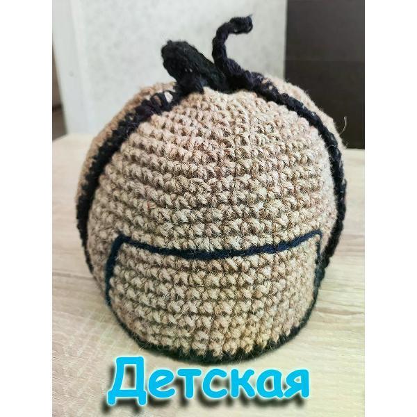 Шапка для бани Полевской Печной двор детская джутовая