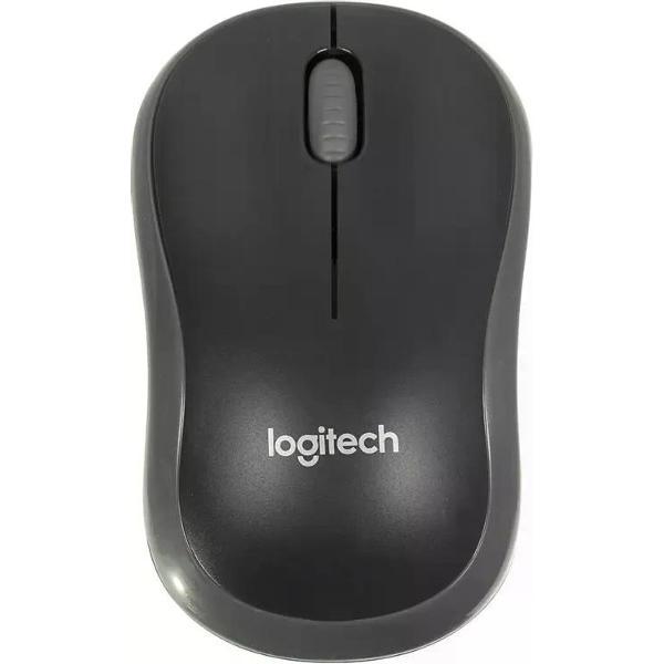 Мышь беспроводная Logitech M185 (910-002252) серый фото