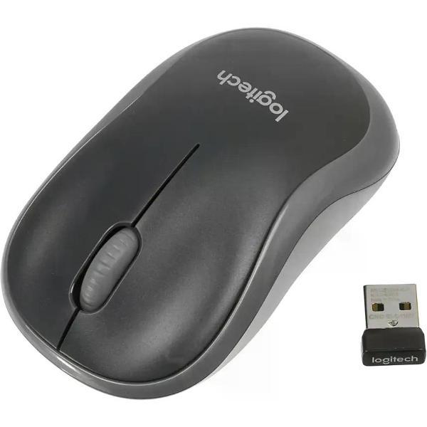 Мышь беспроводная Logitech M185 (910-002252) серый