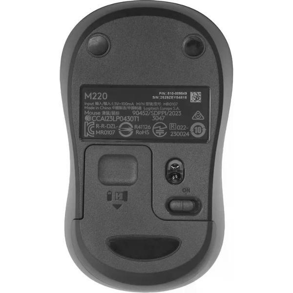Мышь беспроводная Logitech M220 (910-004895) черный