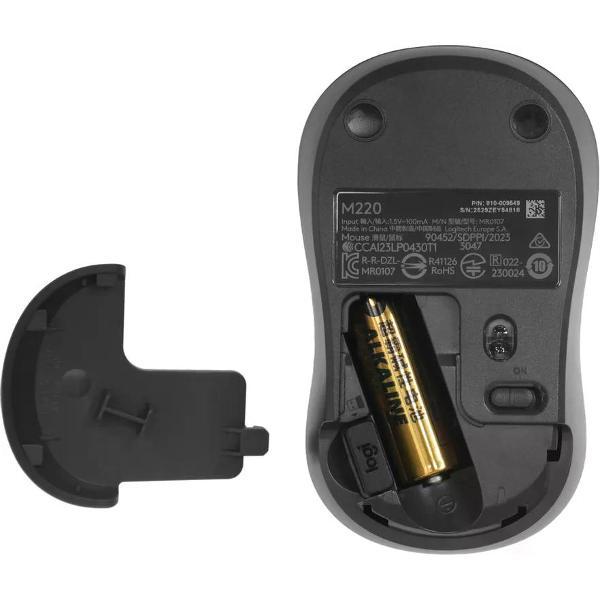 Мышь беспроводная Logitech M220 (910-004895) черный