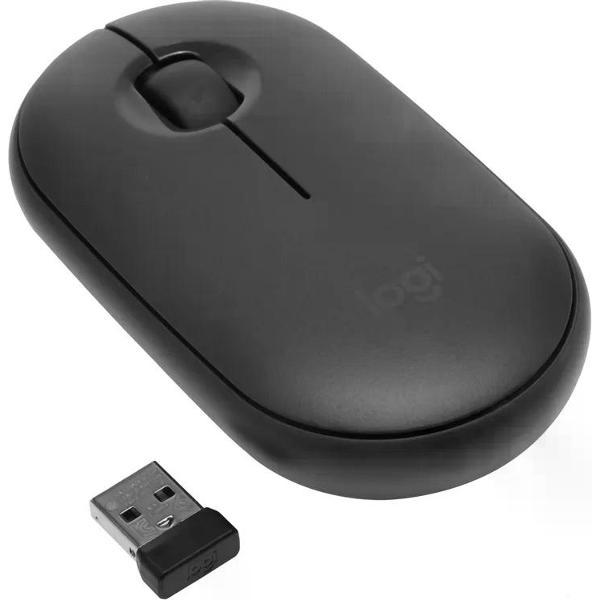 Мышь беспроводная Logitech Pebble M350 (910-005576) графитовый