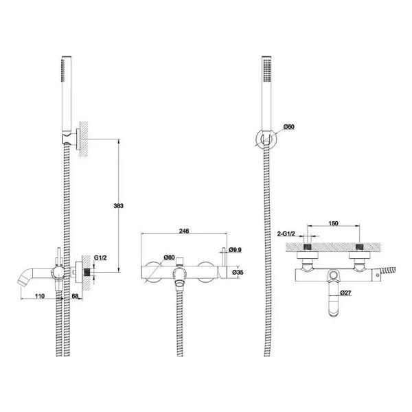 Смеситель Grocenberg Grocenberg GB8099BG
