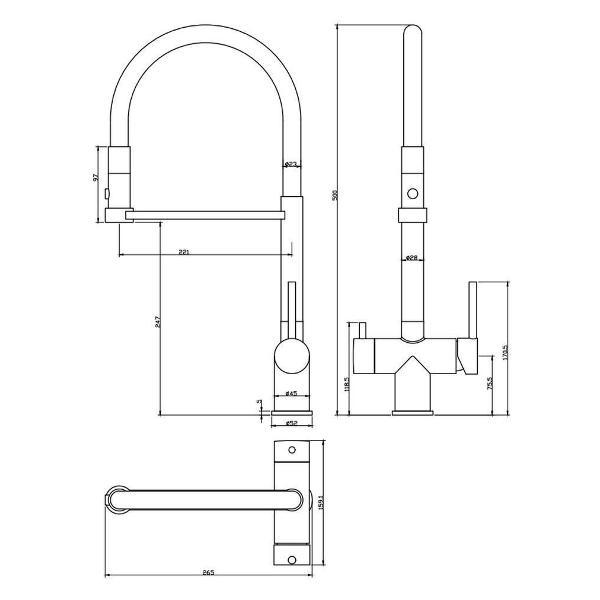 Смеситель Grocenberg Grocenberg GB4095BL