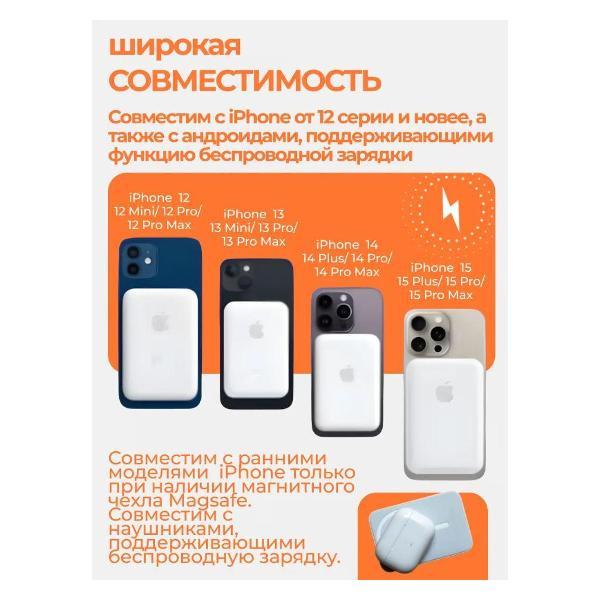Беспроводное зярядное устройство Wireless MagSafe 10000