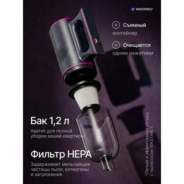 Пылесос вертикальный Wastarly ZB001