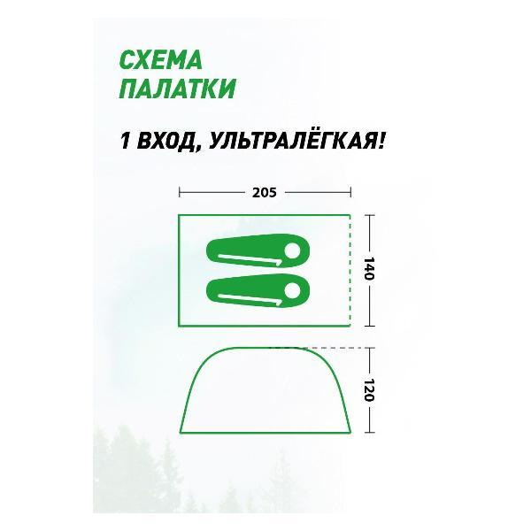 Палатка туристическая Tramp POP Up