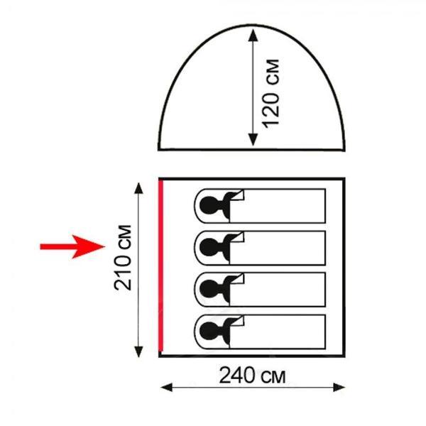 Палатка туристическая Tramp Summer
