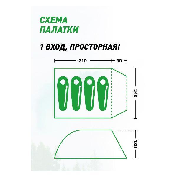 Палатка туристическая Tramp Summer Plus