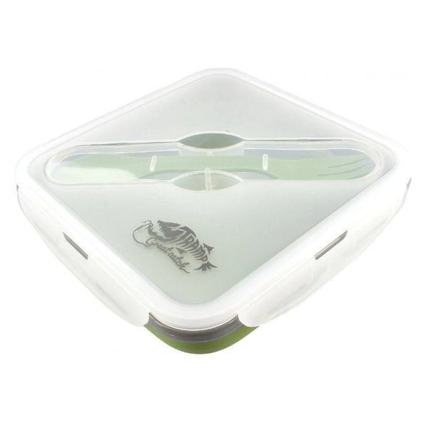 Набор посуды туристической Tramp trc-145 оливковый фото