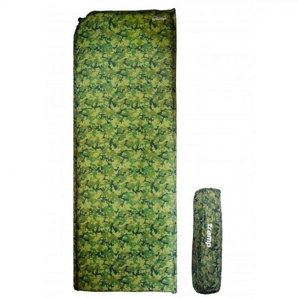 Коврик туристический Tramp самонадувающийся Connect Camo TRI-007, толщина 5 см