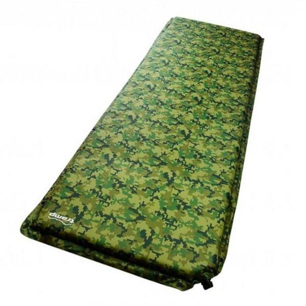 Коврик туристический Tramp самонадувающийся Connect Camo TRI-007, толщина 5 см