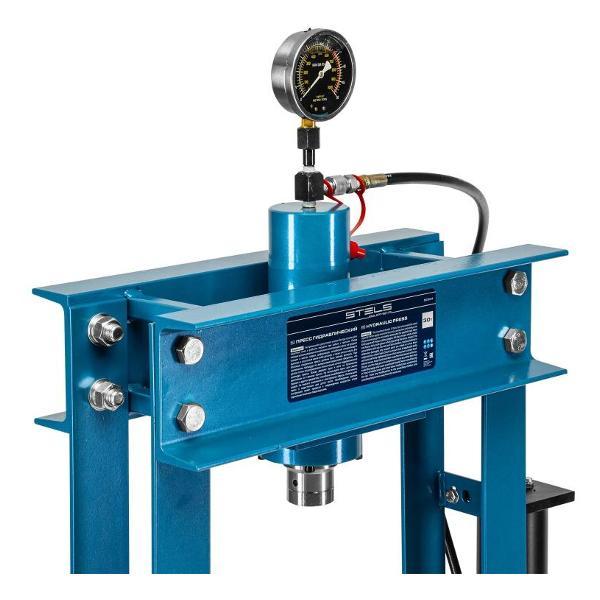 Пресс ручной, гидравлический STELS с манометром, 30 т
