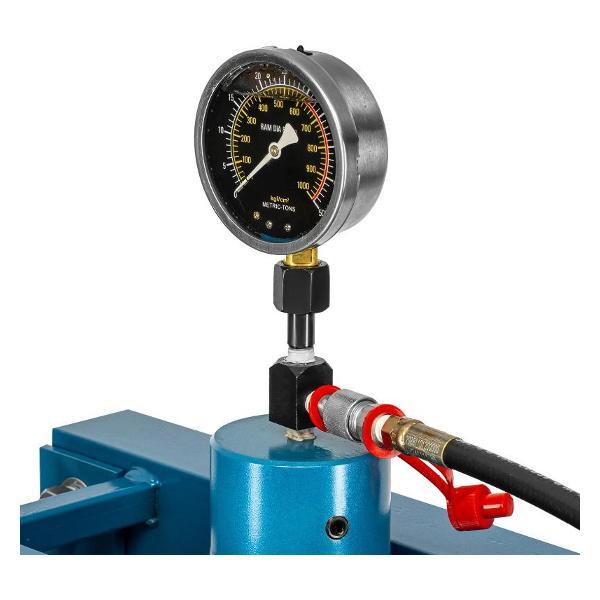 Пресс ручной, гидравлический STELS с манометром, 30 т