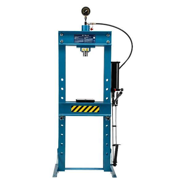 Пресс ручной, гидравлический STELS с манометром и педалью, 30 т
