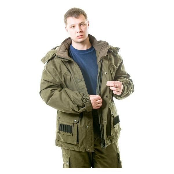 Костюм рабочий Tramp Костюм охотничий мужской Tramp Hunter: комбинезон, куртка, цвет: темно-зеленый. TRWS-006. Размер XL (50/52)