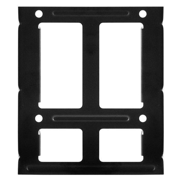 Салазки(мобильное шасси)для жесткого диска ExeGate HD-22T3M, для установки 2xHDD/SSD 2.5 в отсек 3.5