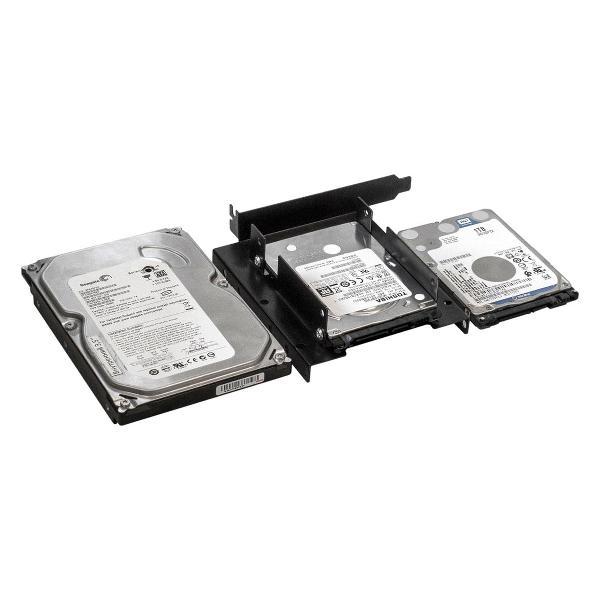 Салазки(мобильное шасси)для жесткого диска EXEGATE HD-22O13TBM, для установки 2xHDD/SSD 2.5 или 1xHDD 3.5 на заднюю панель