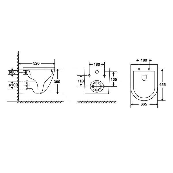 Унитаз AQUAME AQM2002LPRO