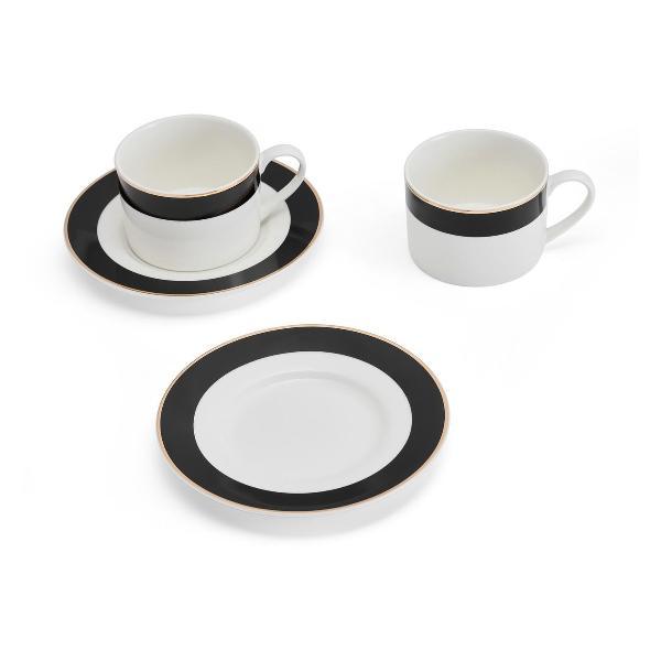 Чайный сервиз Kitchen Craft Mikasa Luxe Deco 200мл, 2 шт.