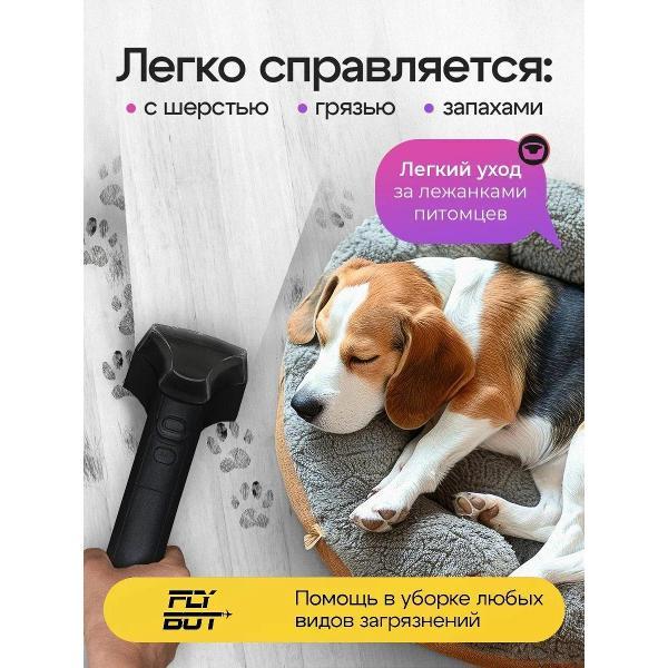 Пылесос напольный FlyBot W01 Huai черный